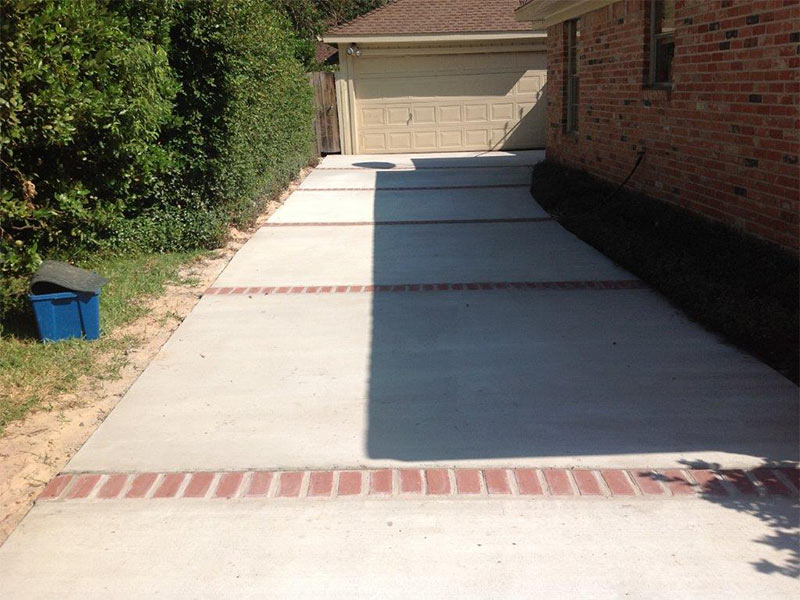 paved driveway